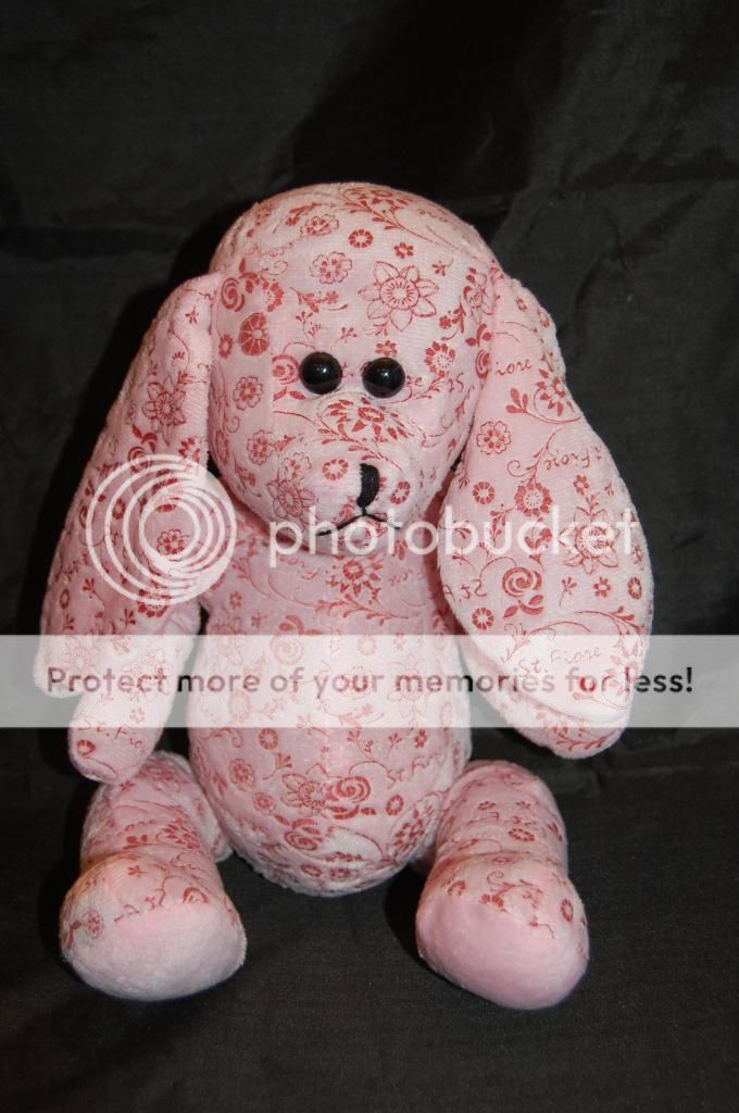 k k sales pink floral st fiore soft lovey 15" plush stuffed